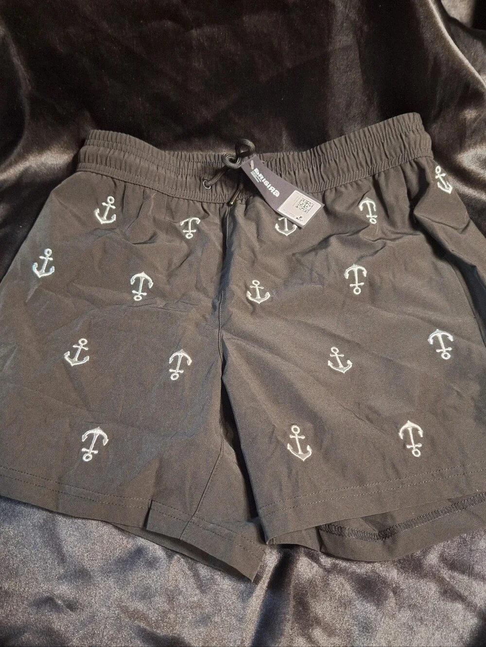 New Brisira Black Anchor Swim Suit~5